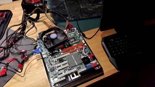 First boot of ASUS Z8NAD6 Intel Xeon DP E5645 [upl. by Ellered860]