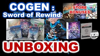 【PS4 amp Switch】Unboxing the Limited Edition of COGEN Sword of Rewind with Store Bonuses [upl. by Castorina]