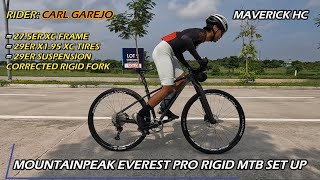 29x195 XC Tires sa 29ER KOCEVLO Rigid Fork amp 275 MOUNTAINPEAK EVEREST PRO MTB Frame ni Carl Garejo [upl. by Maurine757]