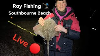 🔴 Ray Fishing  Southbourne Beach [upl. by Martelle]