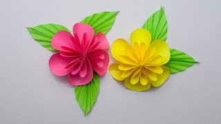 Простой способ сделать красивый цветок оригами  Easy Flowers origami [upl. by Alesandrini]