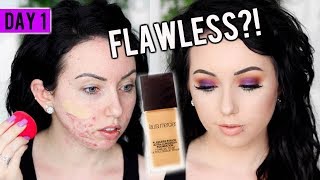 LAURA MERCIER FLAWLESS FUSION Foundation First Impression Review amp Demo 15 DAYS OF FOUNDATION [upl. by Rickie113]