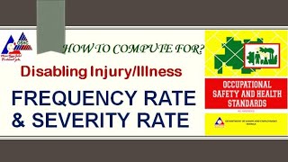 How to Compute for Disabling InjuryIllness Frequency Rate and Severity Rate pursuant to Rule 1050 [upl. by Tory165]