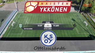 Kooste 2682023 FC KTP  FC Lahti  Naisten Ykkönen  Arto Tolsa Areena [upl. by Yremogtnom368]