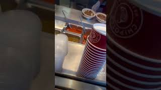 What’s your chipotle order I have to have the Vinaigrette fyp chipotle vlog [upl. by Nona47]