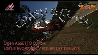 ASSETTO CORSA VR CRASH amp CLASH  Open TeamLSF 08082017 [upl. by Irrehc140]