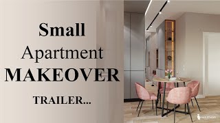 Small Apartment MAKEOVER Trailer Arredim  Arkitekt  Interier  Interior Design [upl. by Vogel]