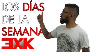 DÍAS DE LA SEMANA en inglés Monday Tuesday Wednesday [upl. by Aihcats]