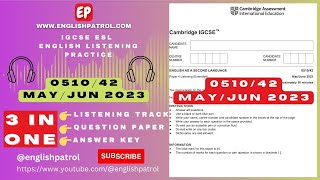 051042 MayJune 2023 Paper 4 Extended Variant 42  IGCSE ESL Listening Track Paper 4 Extended [upl. by Jessalyn]