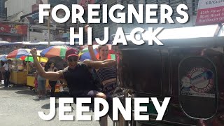 Foreigners Hijack Jeepney in Manila [upl. by Rickie]