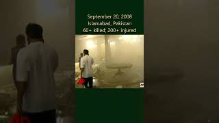 OnThisDay Sept 20 2008  Islamabad Marriott Hotel Bmbing Pakistan [upl. by Myrah640]