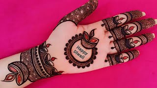 Diwali 2024 Easy mehndi design  Mehandi ka design  Mehndi designs  Cone designs  Mehandi design [upl. by Fe]