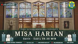 Misa Harian  Jumat 27 Januari 2023  0530 WIB  Katedral Purwokerto [upl. by Letniuq2]