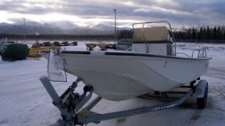 17ft Montauk Boston Whaler on a single axle EZ Loader trailer on GovLiquidationcom [upl. by Fineberg110]