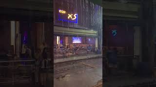 Wet Angeles City Walking Street Typhoon Kristine [upl. by Damek155]