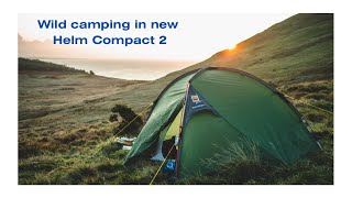 Family mountain wild camp using Wild Country Helm Compact 2 [upl. by Volding]