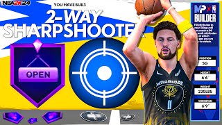 Creating the Ultimate 2Way Sharpshooter Build in NBA 2K24 [upl. by Anett]