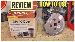 REVIEW amp HOW TO USE Keurig My KCup Reusable Filter MultiStream in KSupreme Plus Smart Coffee Maker [upl. by Ainegul469]