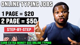 20 Per Page Online Typing Job  Job For Students  Earn From Home  Earn Money Online Worldwide [upl. by Moyers42]