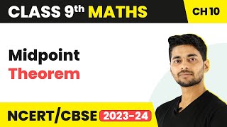 Midpoint Theorem  Quadrilateral  Class 9 Maths [upl. by Esmond]