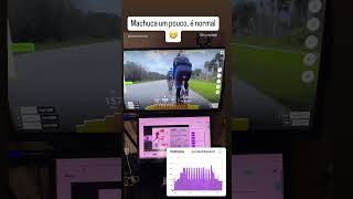 Progressão de potência mais 11 intervalos de 3 minutos a 100 do FTP ciclismovirtual ciclismo [upl. by Jotham]