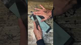 Sharpening a Cheap Knife fyp knife knifesharpening satisfying [upl. by Ycats812]