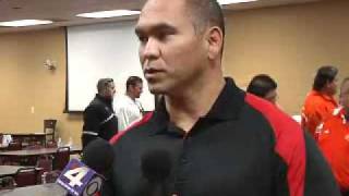 RAW VIDEO  Harlingen Coach Manny Gomez on Realignment [upl. by Arst]