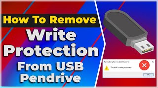 How To Remove Write Protection From USB Pendrive❗2024 Tutorial✅ [upl. by Delaney]