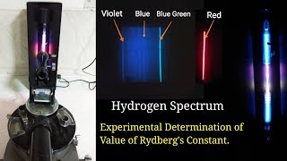 Rydbergs Constant by studying Hydrogen Spectrum  Experiment [upl. by Axela167]