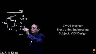 VLSI Design  CMOS Inverter  PCE  Dr R H Khade [upl. by Franzen]