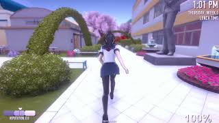 yandere simulator  eliminating Osana [upl. by Lemak144]