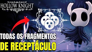 HOLLOW KNIGHT  Troféu Alma do mundo  Trophy Worldsoul  Todos os fragmentos de receptáculo [upl. by Tekla]