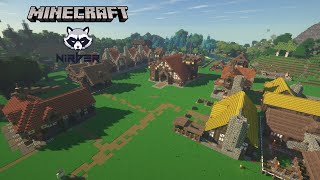 Minecraft Timelapse Minecolonies city Part 1 [upl. by Laurella382]