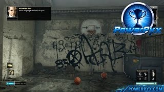 Deus Ex Mankind Divided  Ballsy Trophy  Achievement Guide Basketball Easter Egg [upl. by Ilak]