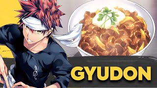 How to make Gyudon by Yukihira Soma  Food Wars  Shokugeki no Soma [upl. by Ramej]