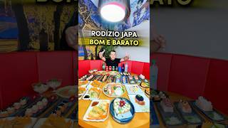 RODÍZIO JAPA BOM E BARATO • YATO Sushi na Lapa em São Paulo rodiziojapones restaurantesp [upl. by Assennav]