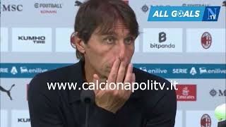 MilanNapoli 02 291024 conferenza stampa Antonio Conte [upl. by Norbie]