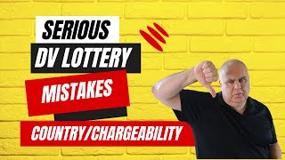 DV Lottery Greencard  Dont RUIN your ENTRY with a mistake on countrychargeability [upl. by Lacee]