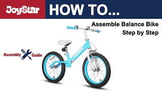 Assembly Guide for JOYSTAR Striker Balance Bike [upl. by Gora]