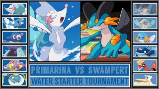 SWAMPERT vs PRIMARINA  Water Starter Pokémon Tournament Battle 3 [upl. by Naashar]