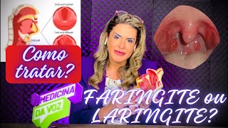 Está com Faringite ou Laringite Como tratar [upl. by Desireah]