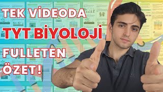 TYT BİYOLOJİ FULLETEN SON TEKRAR   Tüm Konular Tek Videoda   tyt yks [upl. by Enelak644]