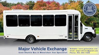 2018 Ford E 450 25 Seat Starcraft Shuttle Bus Just 83k Miles For Sale  wwwgetanybuscom [upl. by Hanahs]