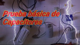 COMO PROBAR O CHECAR UN CAPACITOR de lavadora forma basica [upl. by Anderea]