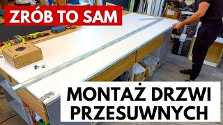 Jak zrobić drzwi przesuwne do szafy wnękowej zobacz krok po kroku i zrób to sam [upl. by Enined]