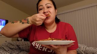 DOMINOS PIZZA MUKBANG  CHICKEN TACO CHEESEBURGER amp HAWAIIAN [upl. by Stoat]