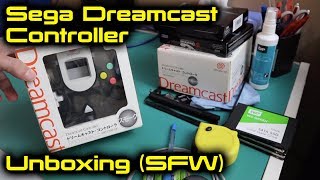 Sega Dreamcast Controller Unboxing SFW [upl. by Uzziel]