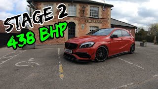 THIS STAGE 2 A45 AMG IS RAPID 438 BHP LAUNCH CONTROL [upl. by Ariela]