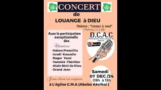 CONCERT DE LOUANGE ET DquotEVANGELISATION [upl. by Anoik]