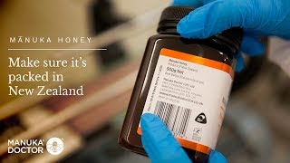 Manuka Honey Make sure its packed in New Zealand [upl. by Jandy591]